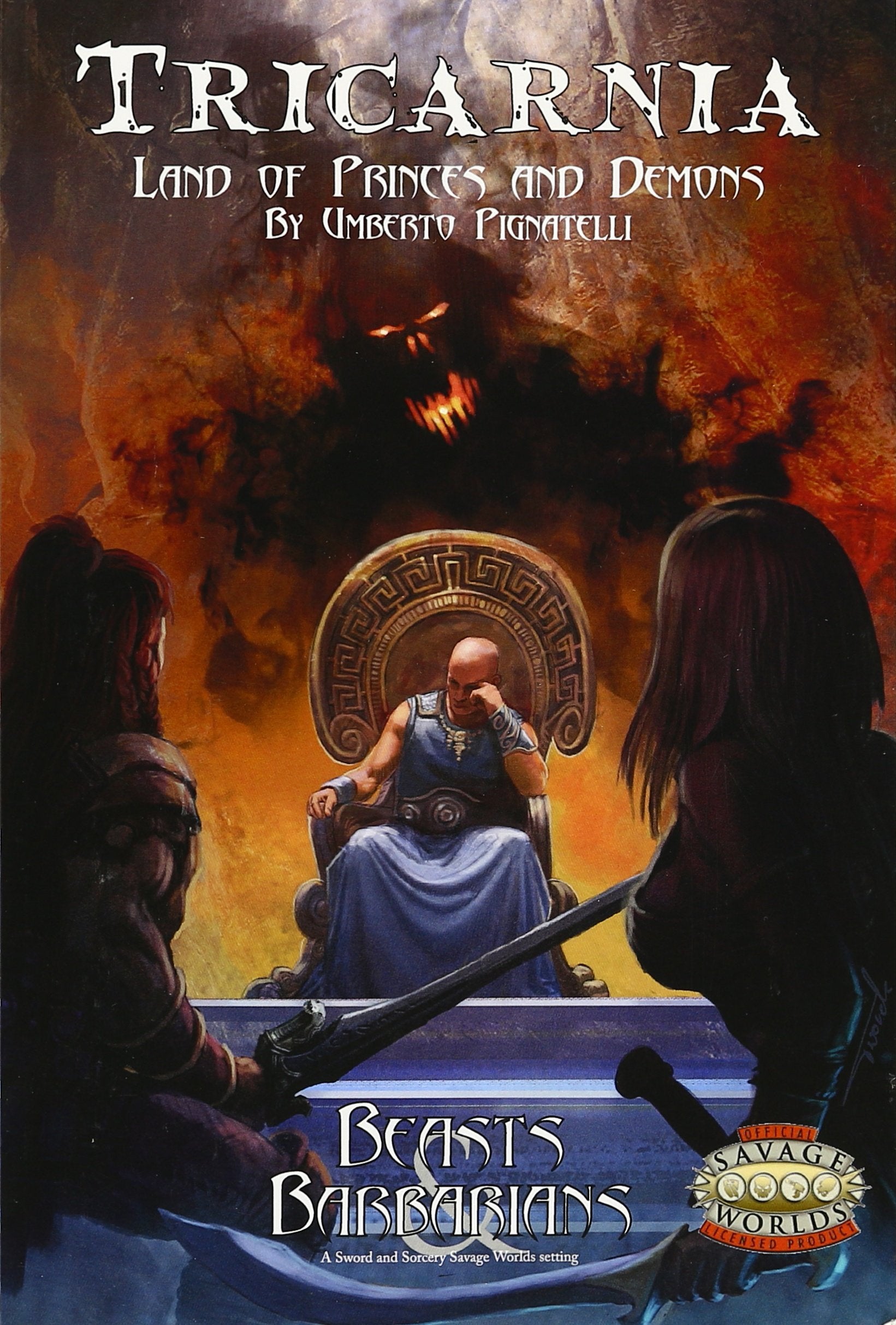Tricarnia: Land of Princes and Demons (Beasts & Barbarians, Savage Worlds, S2P30006) Fantasy & Sci-Fi