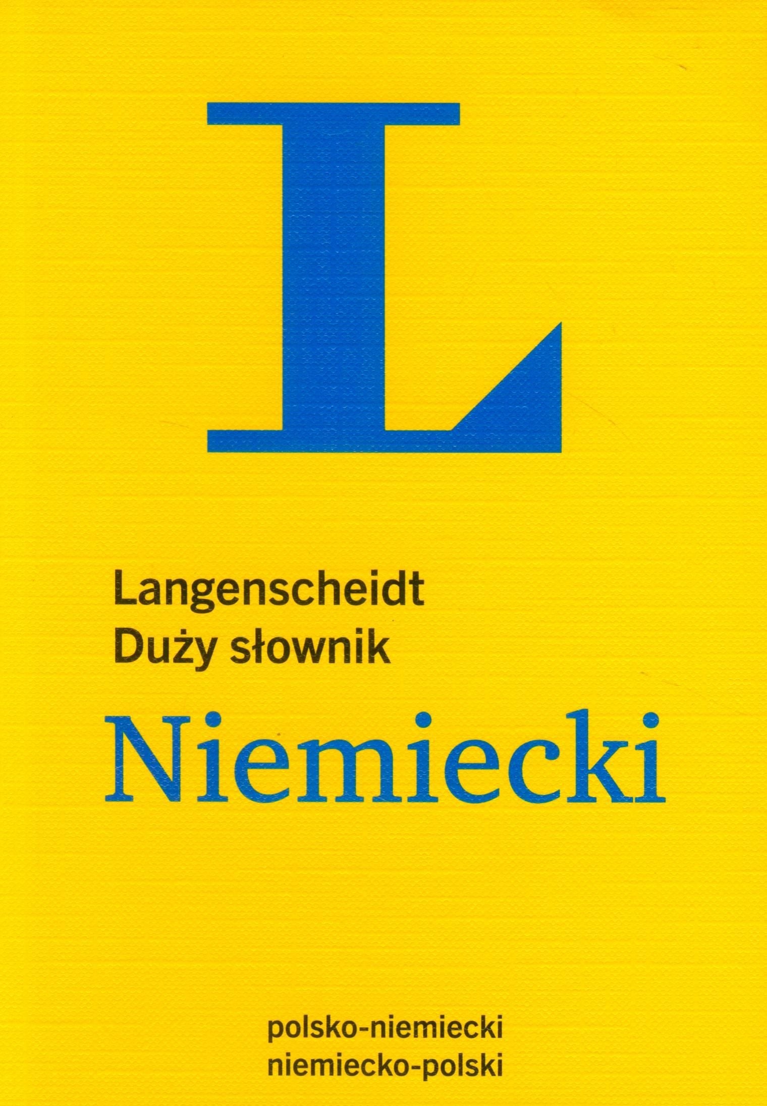 Langenscheidt Duzy slownik Niemiecki Foreign Languages ​​& Dictionaries