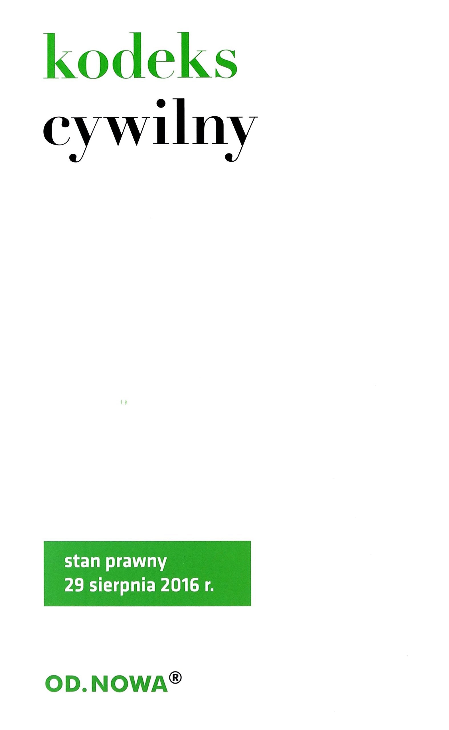 Kodeks cywilny (BROSZURY) Books