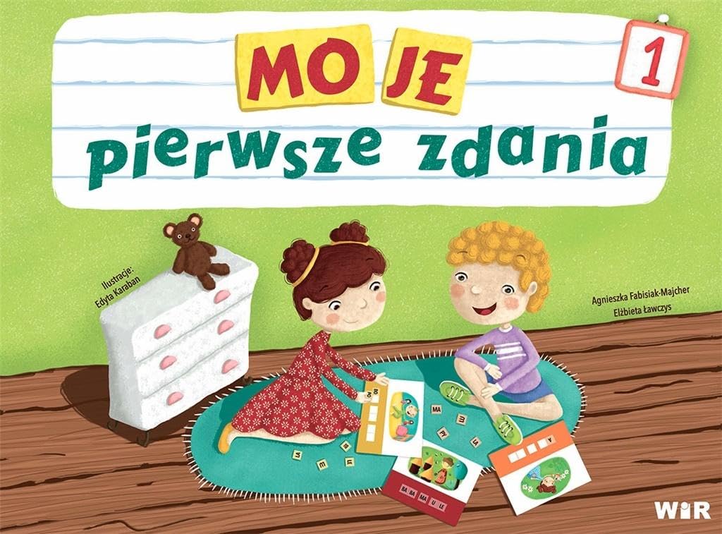 Moje pierwsze zdania 1 Zestaw tablic - Agnieszka Fabisiak-Majcher, ElĹzbieta Ĺawczys book