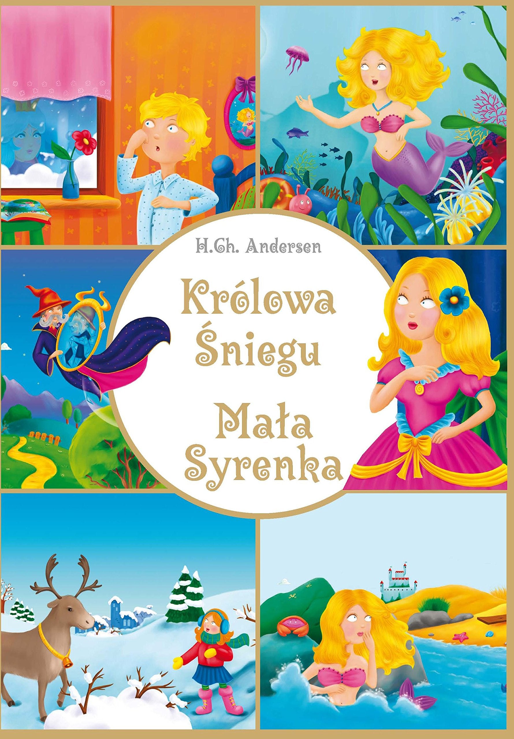 Królowa Śniegu Mała Syrenka Books