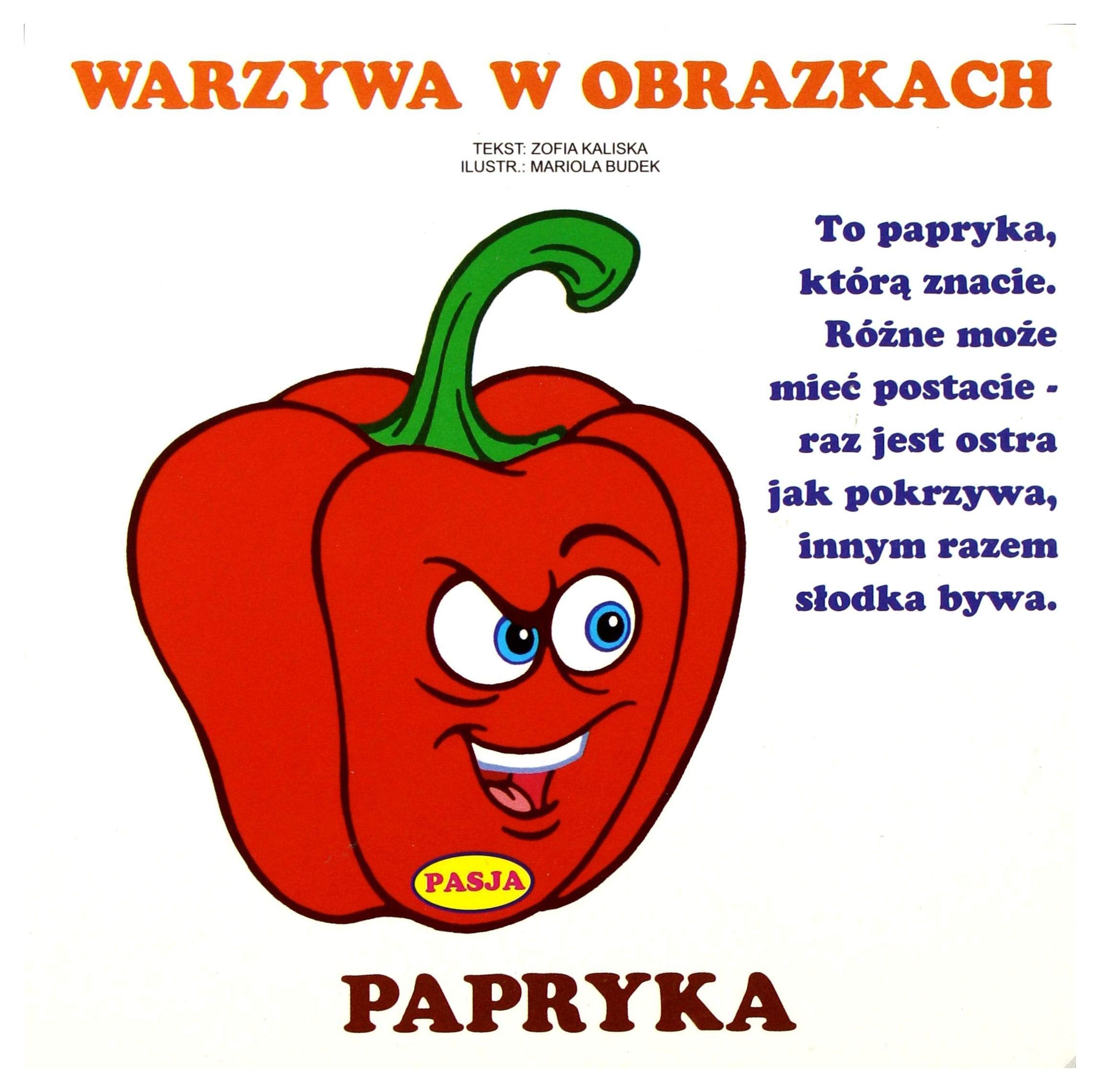 Warzywa w obrazkach book