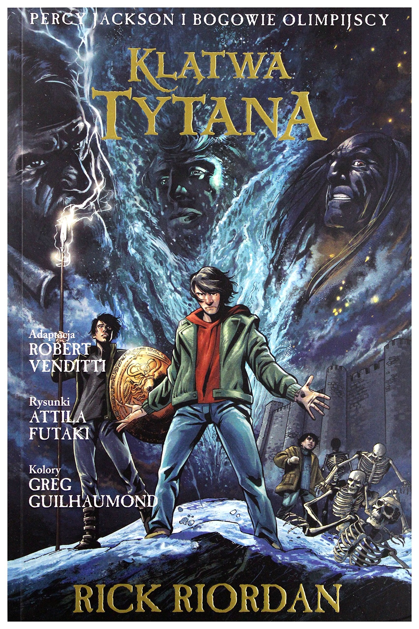Klatwa Tytana Tom 3 Komiks Percy Jackson i Bogowie Olimpijscy Fairy Tales & Legends