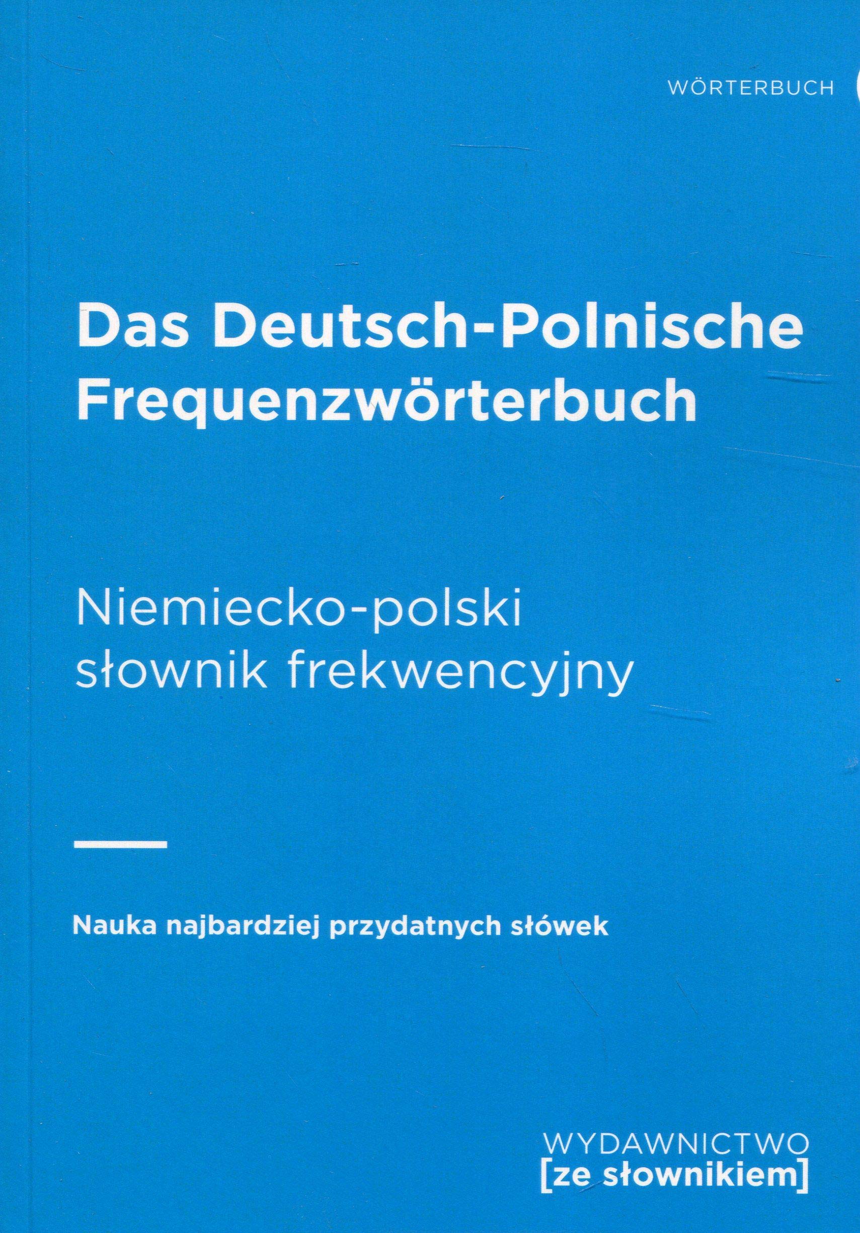 Das Deutsch-Polnische Frequenzworterbuch Niemiecko-polski slownik frekwencyjny Foreign Languages ​​& Dictionaries