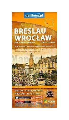 Plan miasta - WrocĹaw/Breslau 1:20 000 Books
