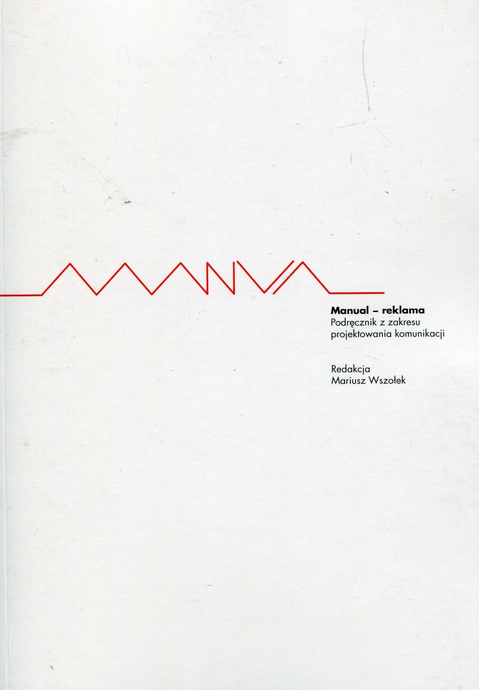 Manual reklama Podręcznik z zakresu projektowania komunikacji Books