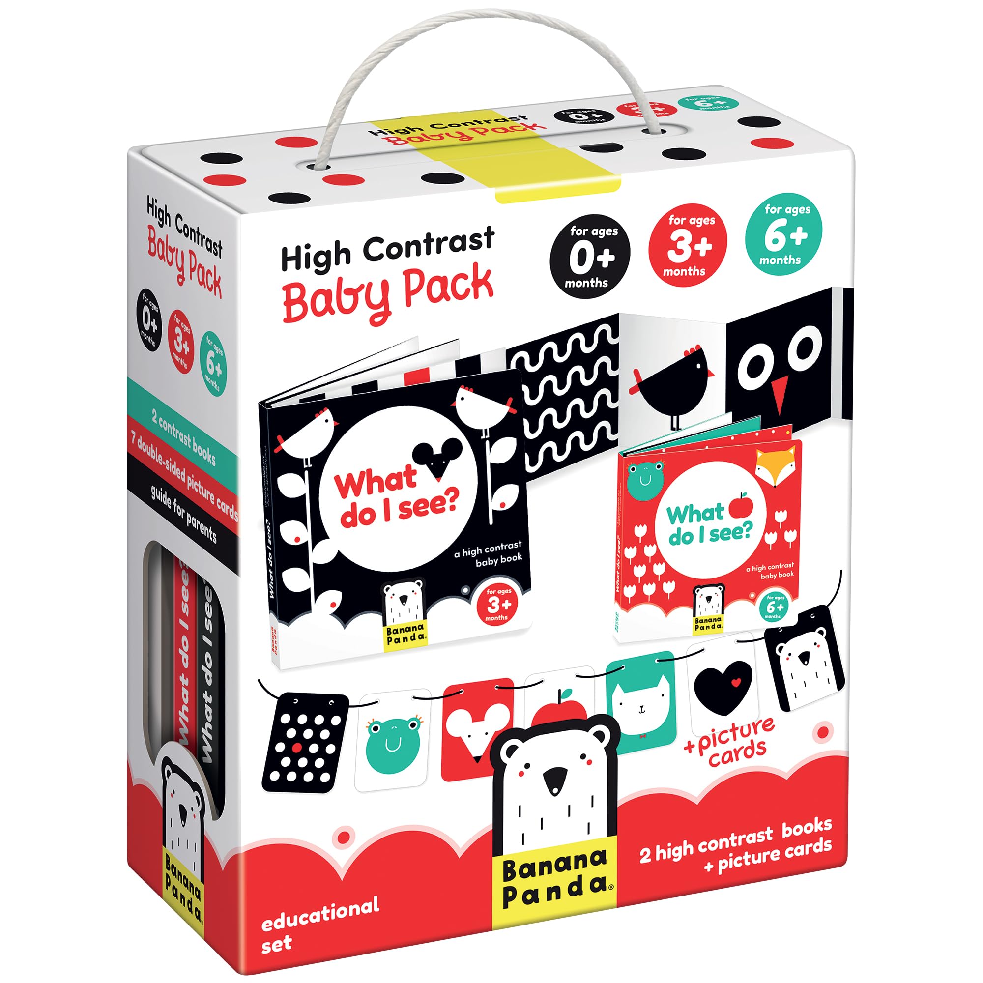 High Contrast Baby Pack 0+/3m+/6m+ book