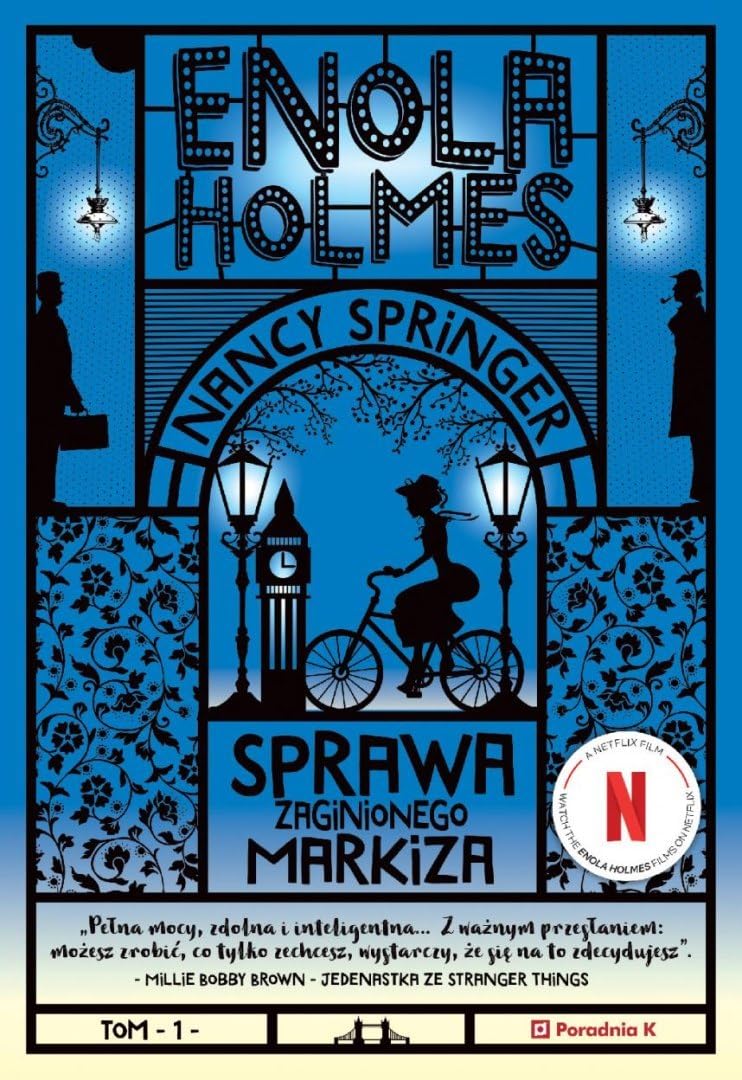 Enola Holmes Sprawa zaginionego markiza book