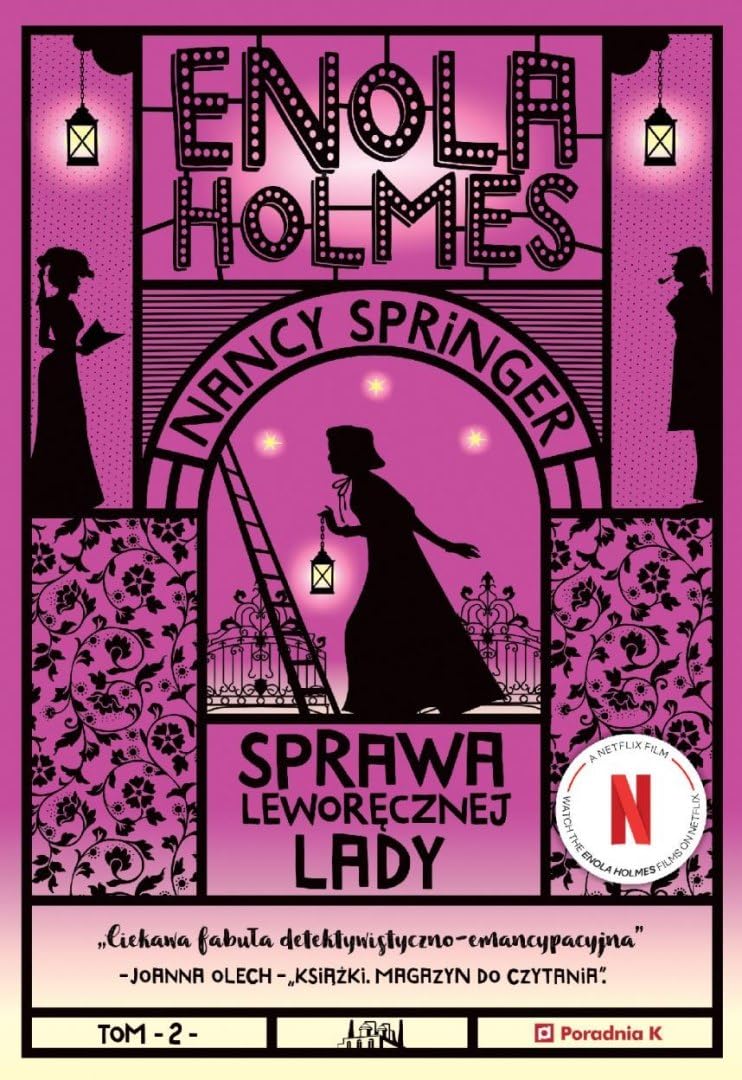 Enola Holmes Sprawa leworęcznej lady book
