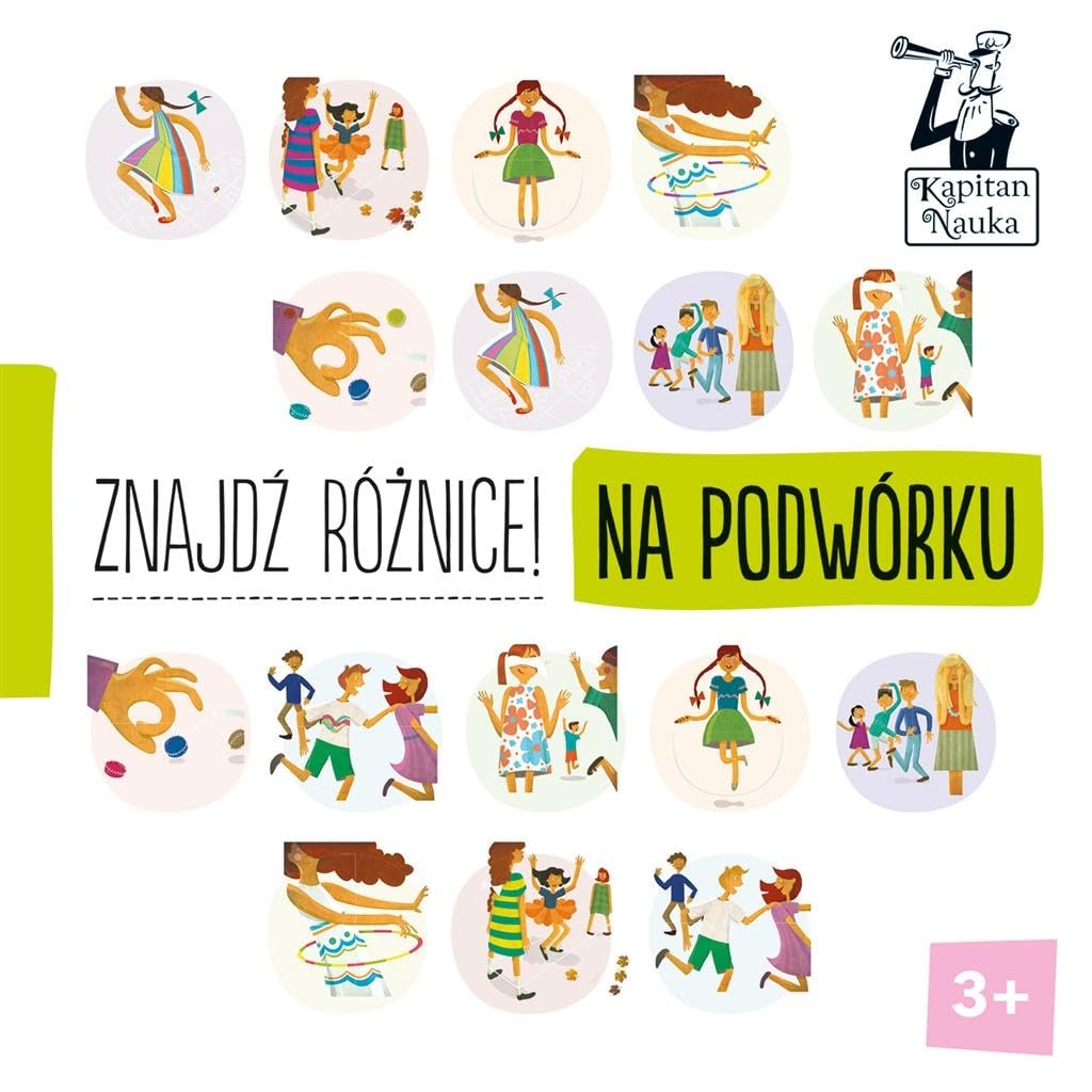 Kapitan Nauka Znajdz roznice! Na podworku book