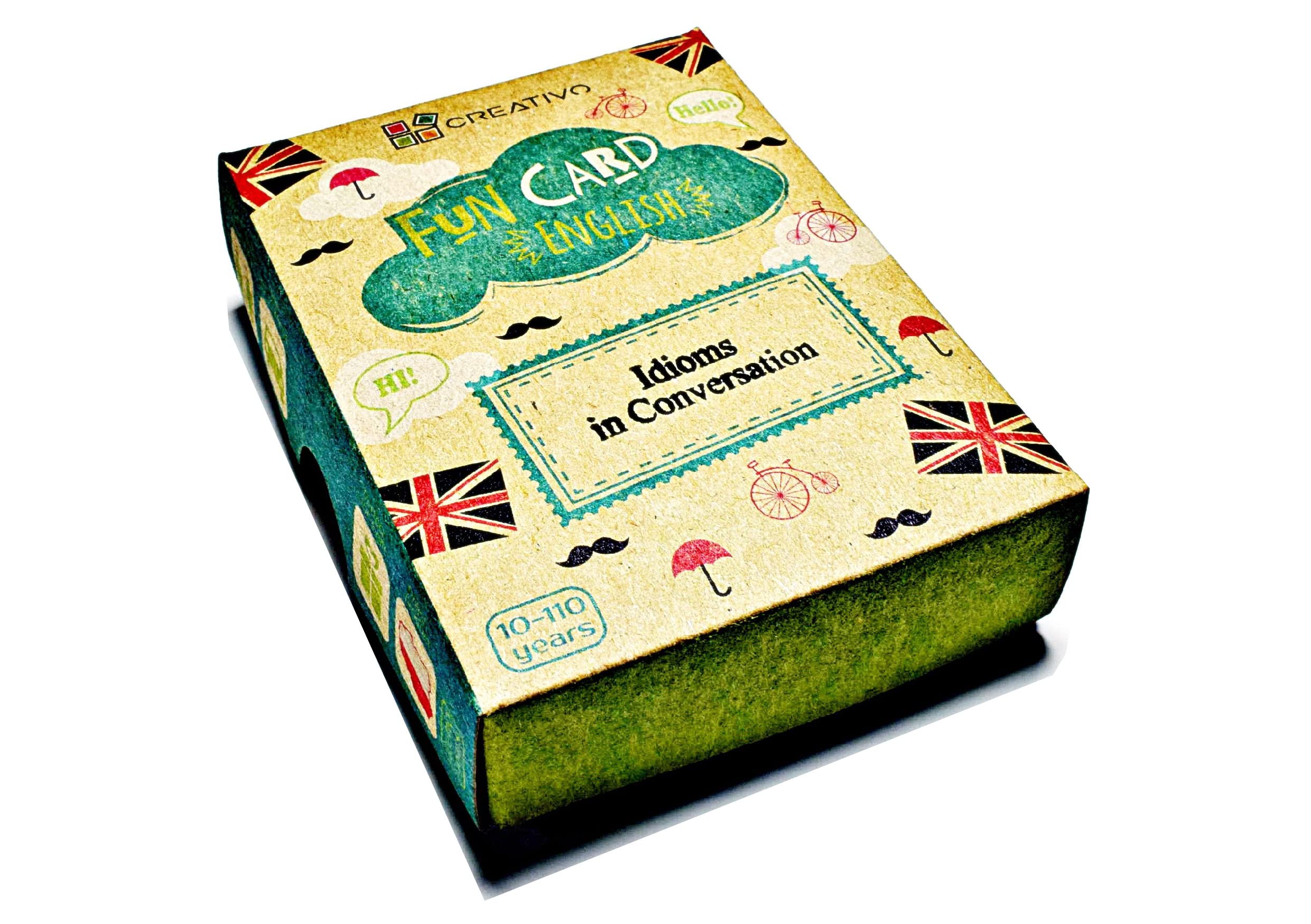 Fun Card English IDIOMS IN CONVERSATION (Grammar und Vocabulary Flashcards + Exciting Game) Books