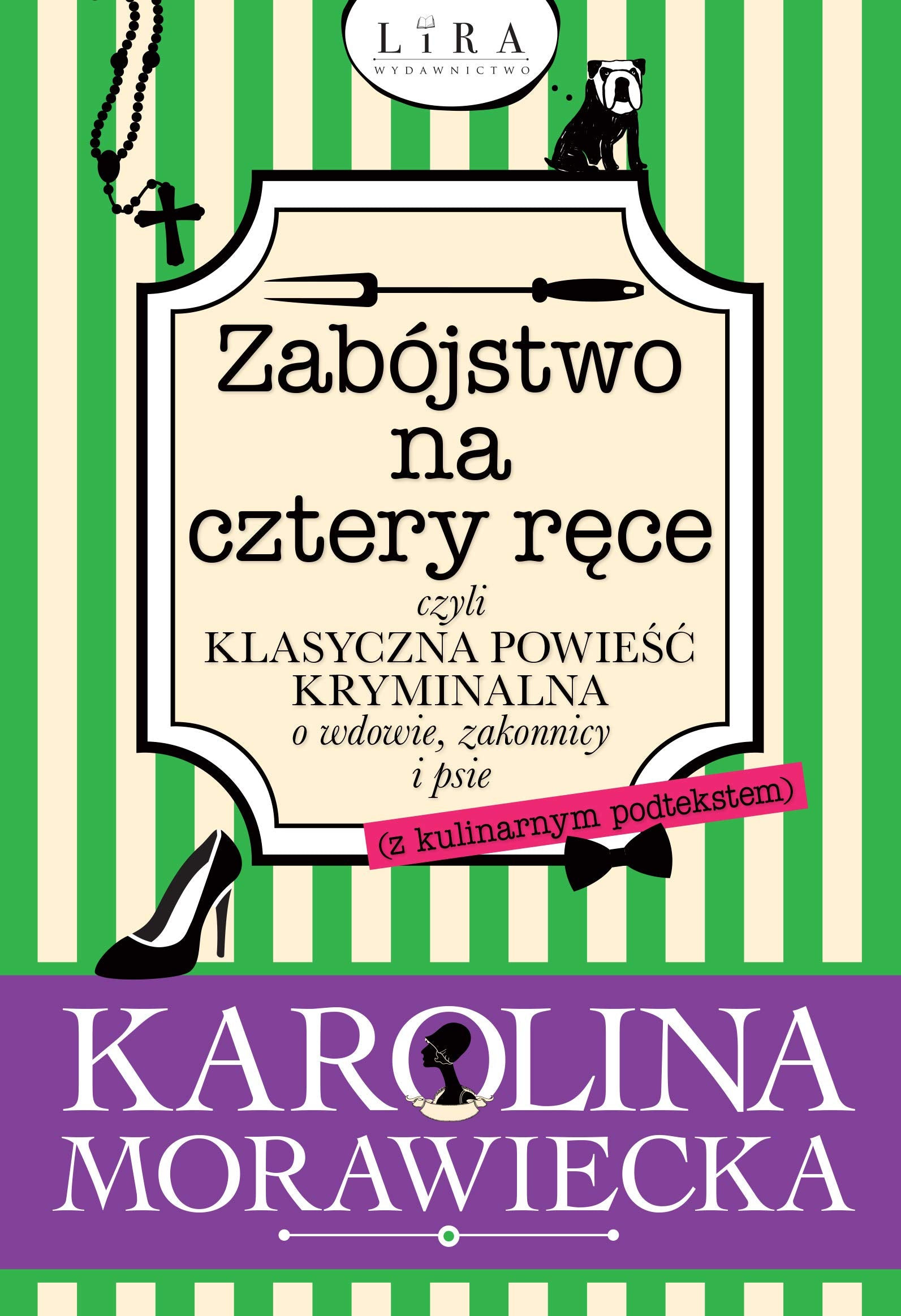Zabójstwo na cztery ręce: czyli klasyczna powieść kryminalna o wdowie, zakonnicy i psie Books