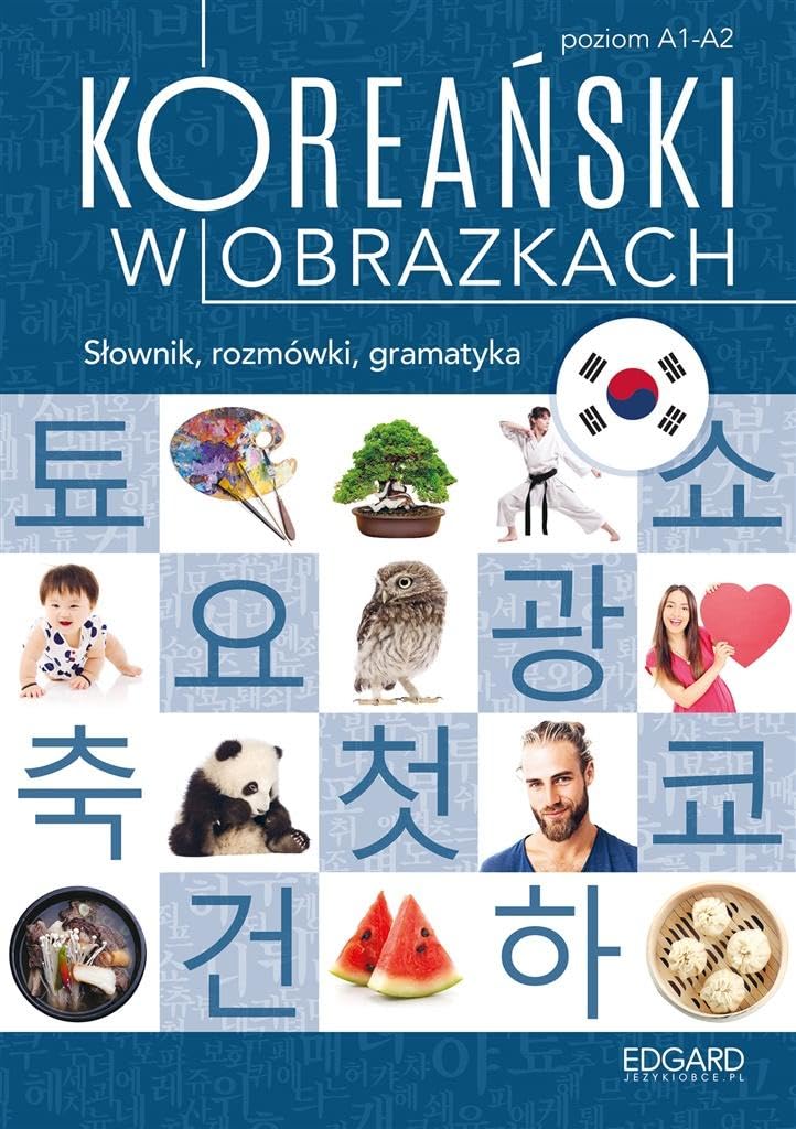Koreański w obrazkach Słownik, rozmówki, gramatyka Books