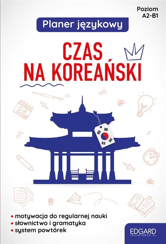 Planer językowy Czas na koreański A1-B1 Books