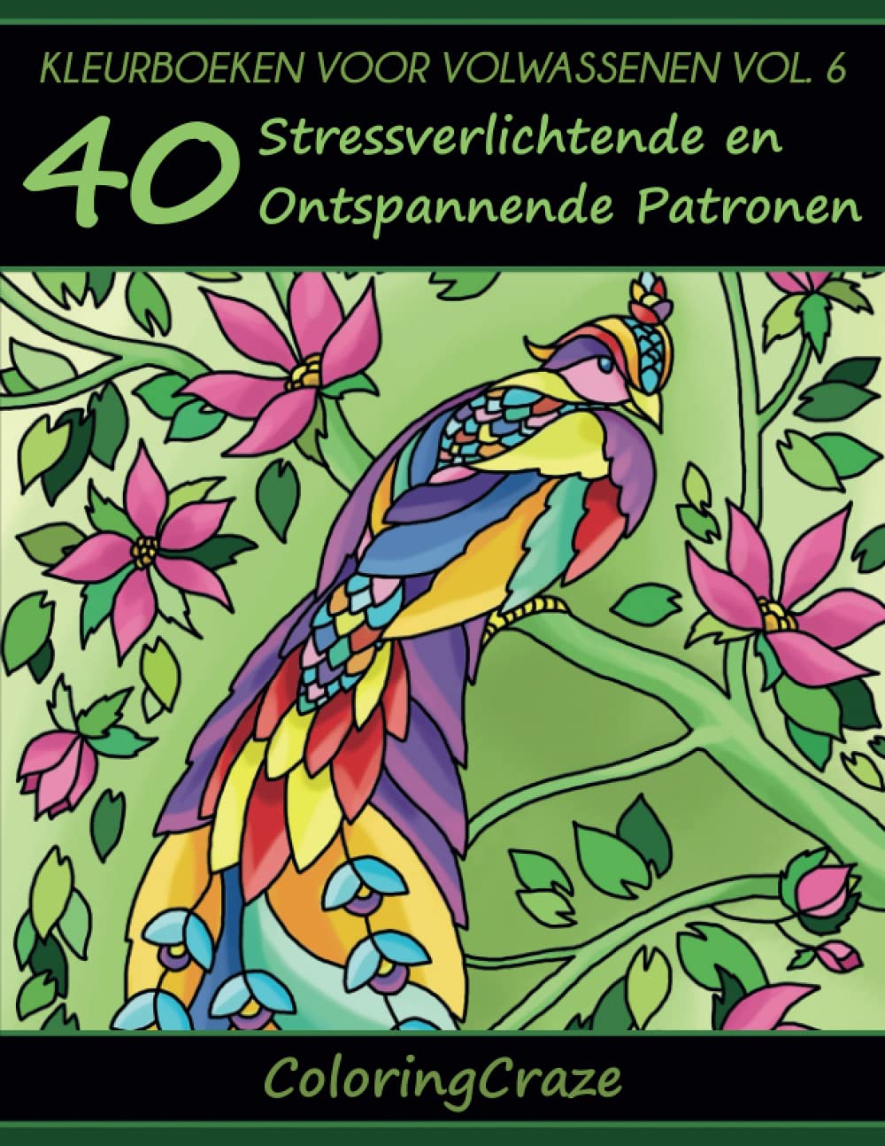 Kleurboeken voor Volwassenen Vol. 6: 40 Stressverlichtende en Ontspannende Patronen book
