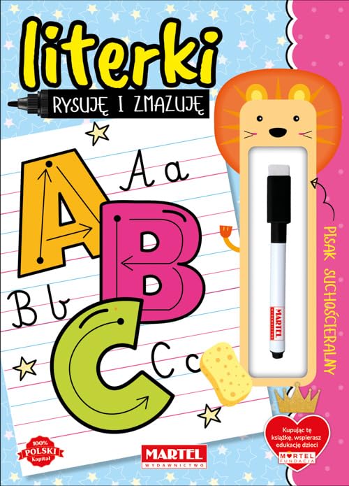 Rysuję i zmazuję. Literki z flamastrem Books