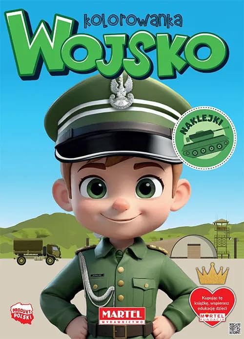 Kolorowanka Wojsko z naklejkami Books