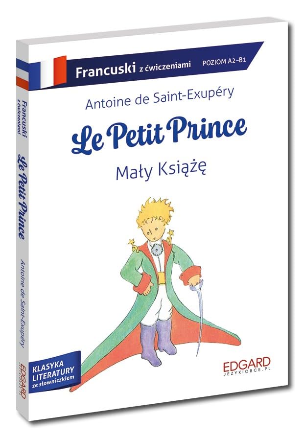 Francuski Le Petit Prince Mały Książę Adaptacja z ćwiczeniami Books