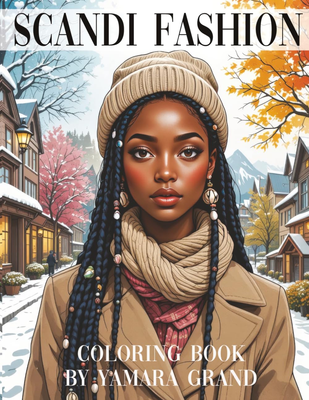 Scandi Fashion Coloring Book Film, Art & Culture