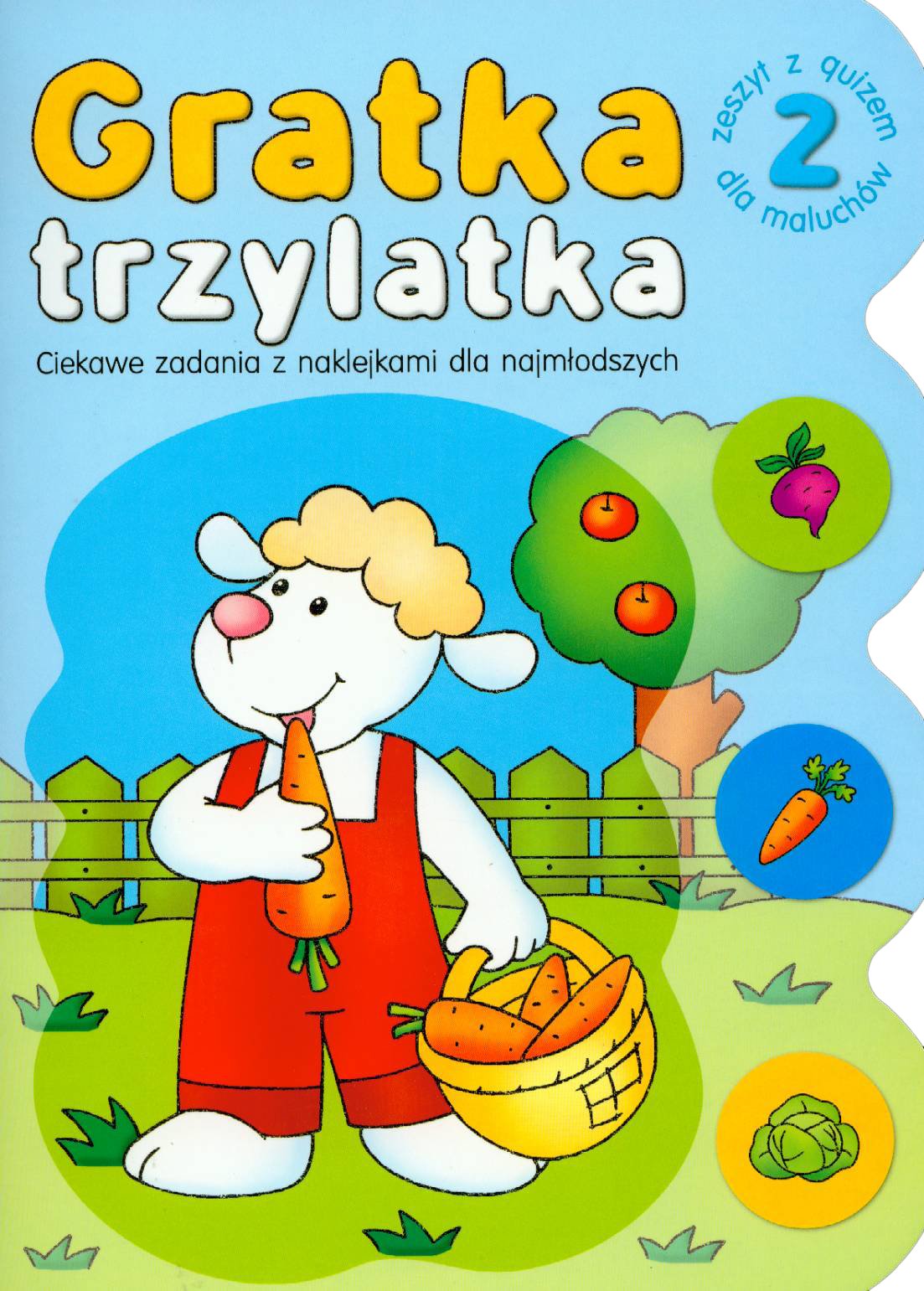 Gratka trzylatka część 2: Ciekawe zadania z naklejkami dla najmłodszych Books