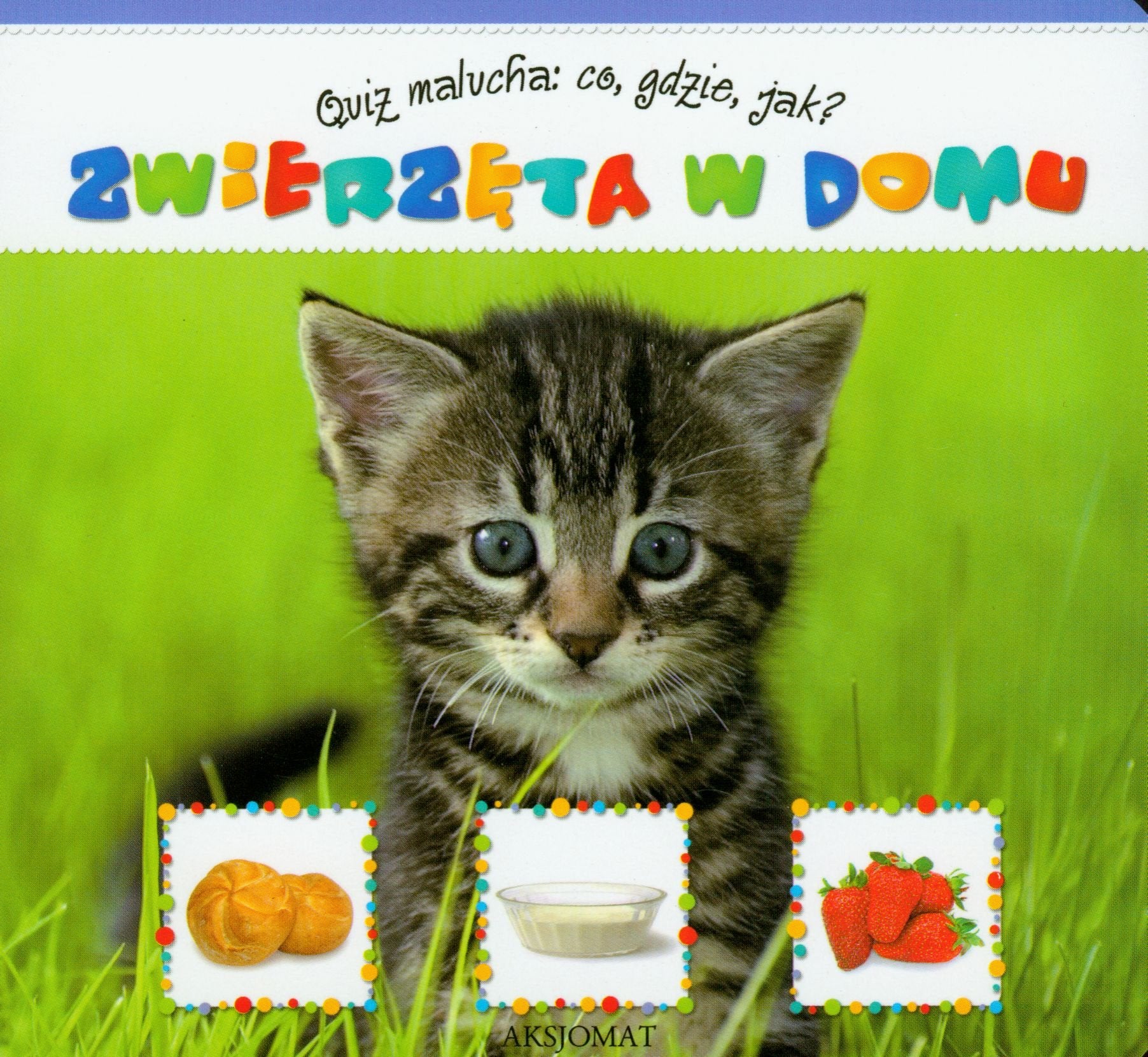 Zwierzęta w domu Quiz malucha Books