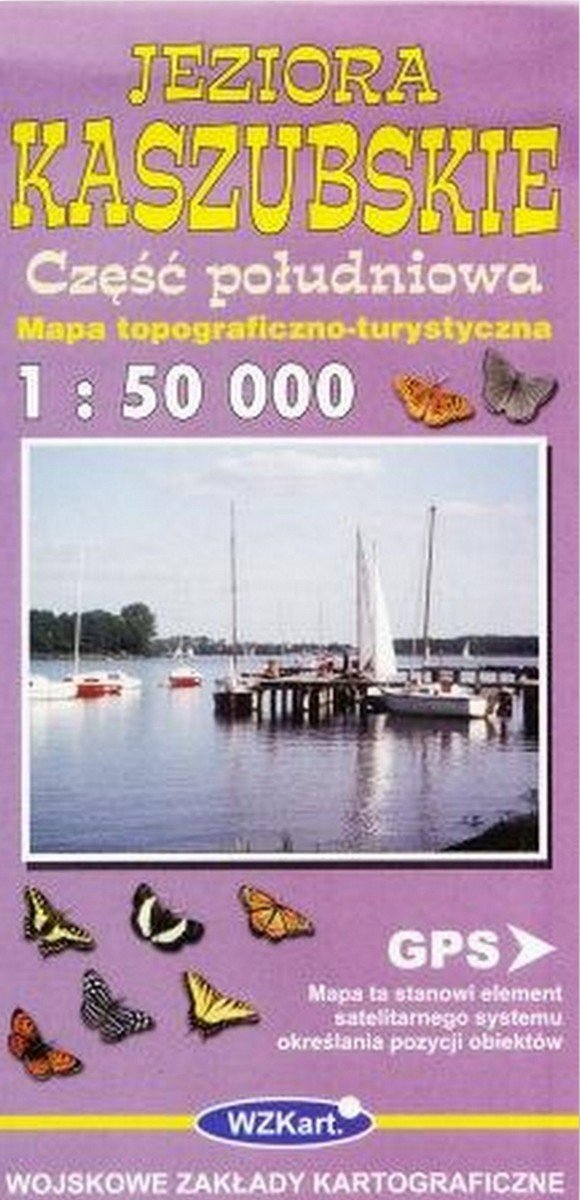 Jeziora Kaszubskie czesc poludniowa mapa 1:50 000 Maps & Plans