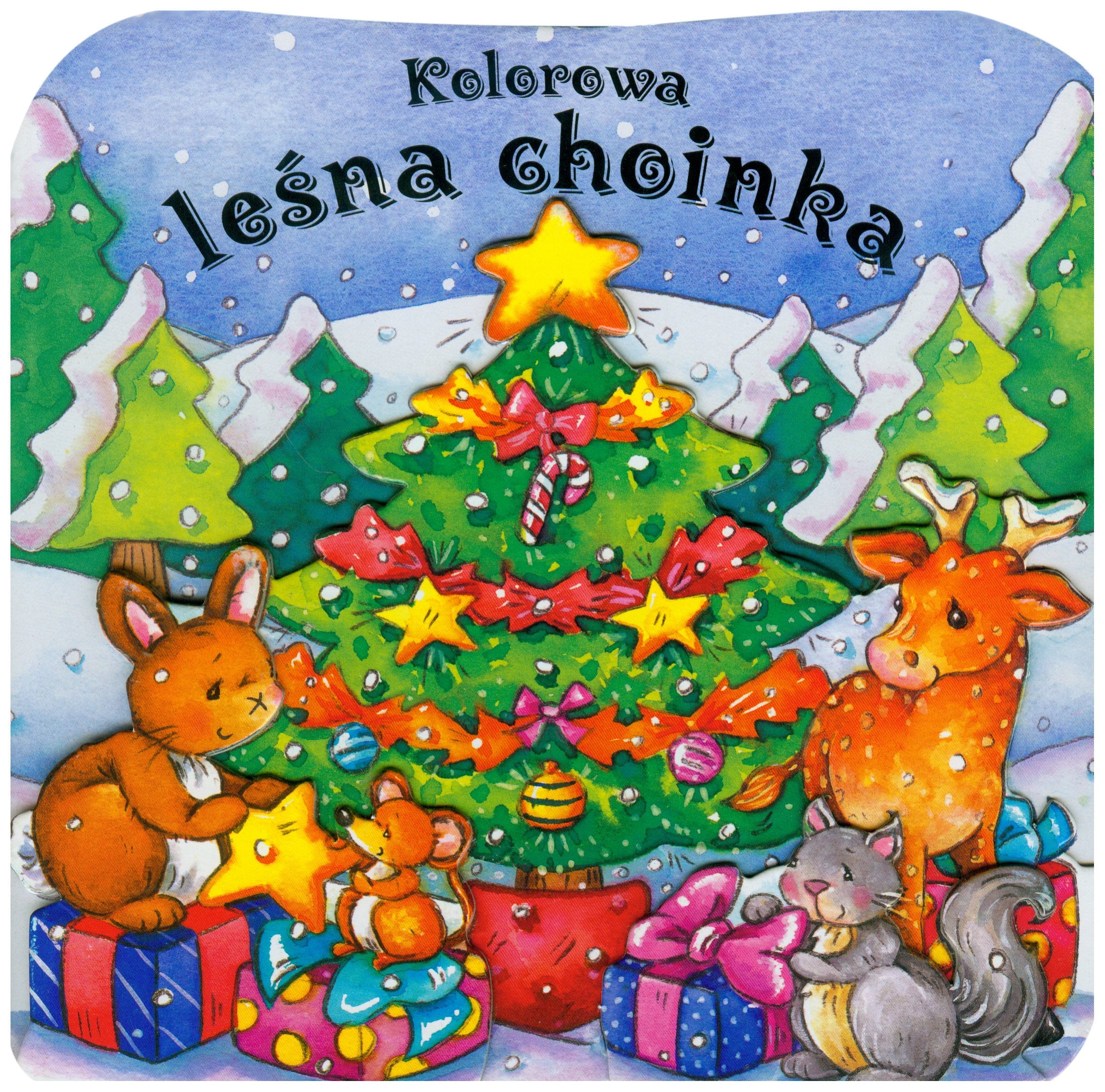 Kolorowa leśna choinka Books
