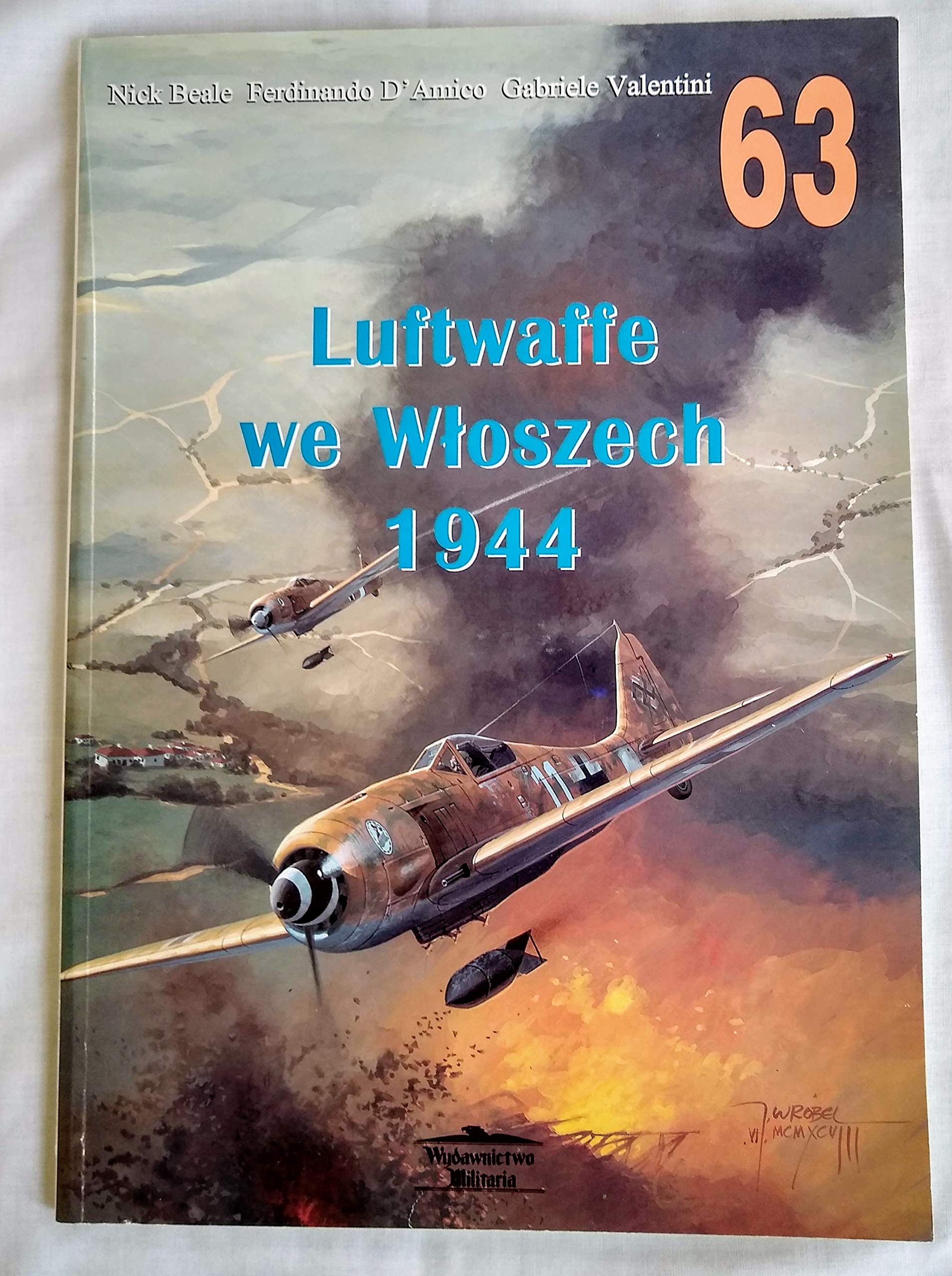 Luftwaffe we Wloszech 1944 (Die Luftwaffe in Italien 1944) - Militaria 63 Books