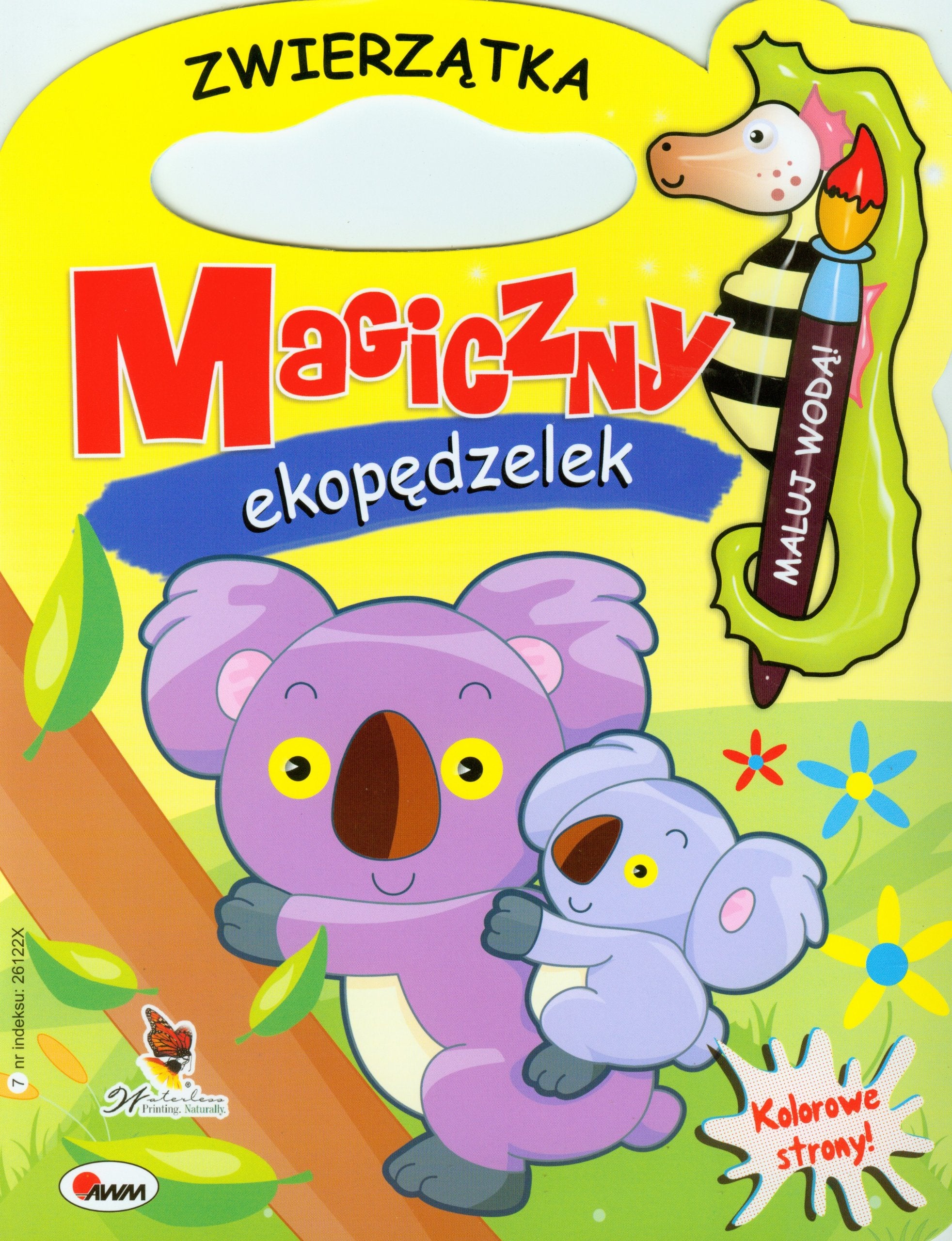 Magiczny ekopędzelek Zwierzątka Maluj wodą ! Books
