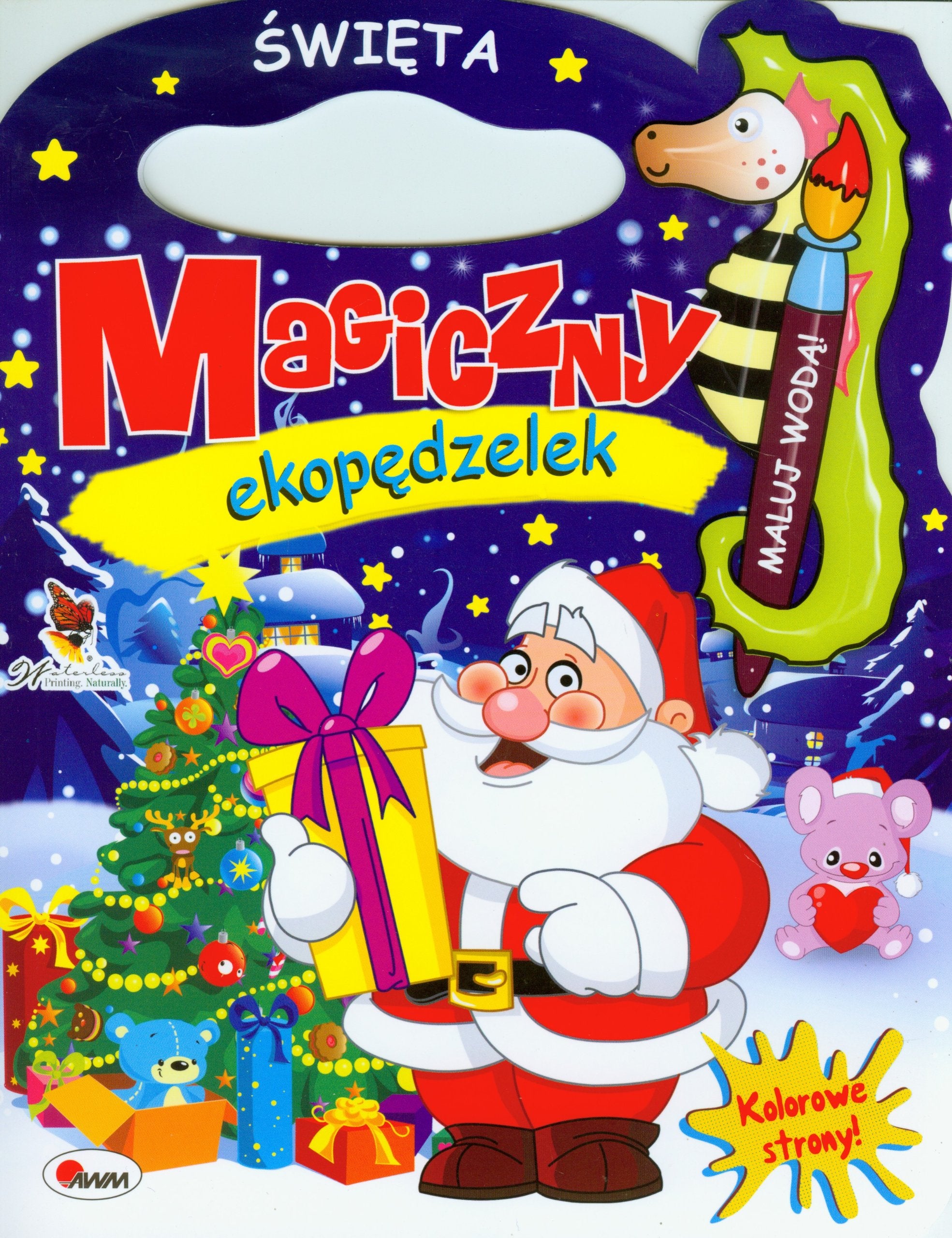 Magiczny ekopedzelek Swieta: Malowanka wodna Books