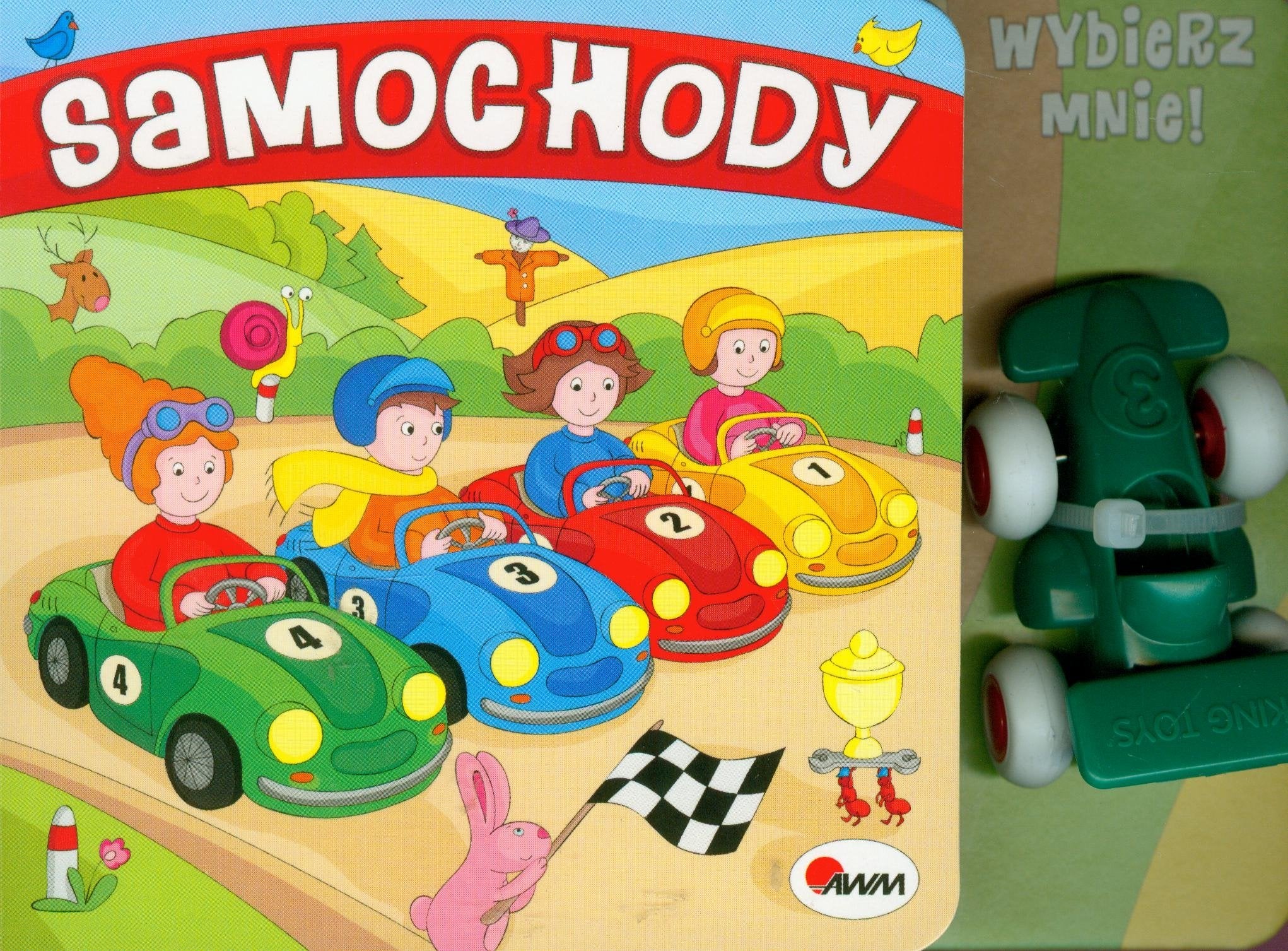 Samochody. Ksiazeczka z zabawka Books