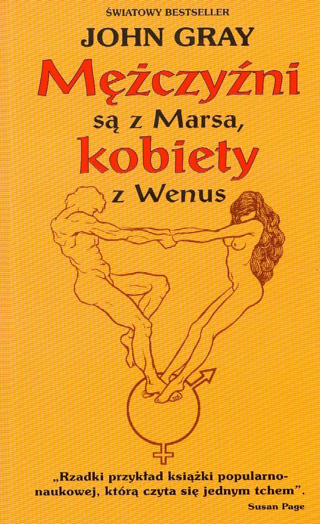 Mężczyźni są z Marsa kobiety z Wenus book