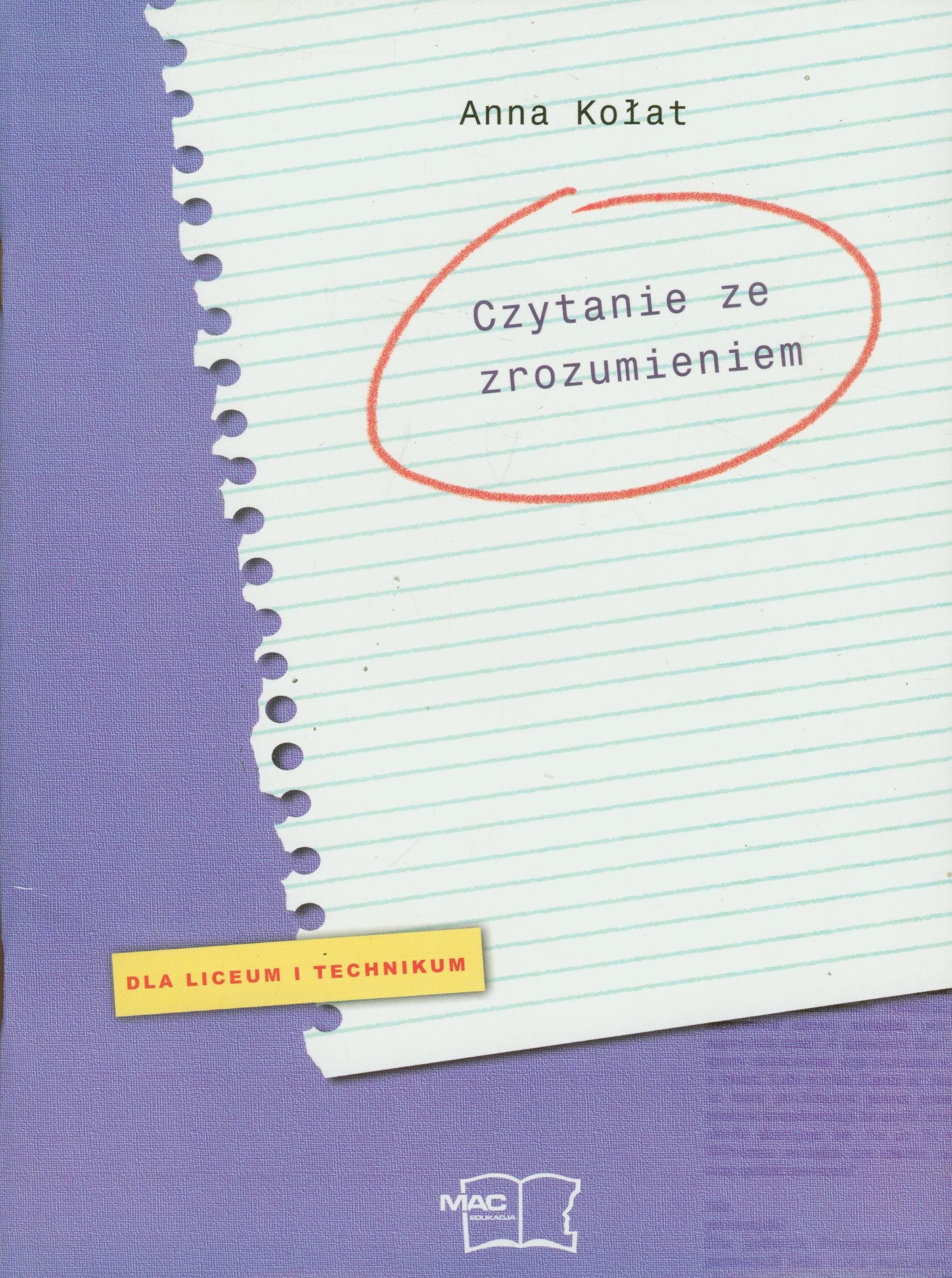 Czytanie ze zrozumieniem dla liceum i technikum Books