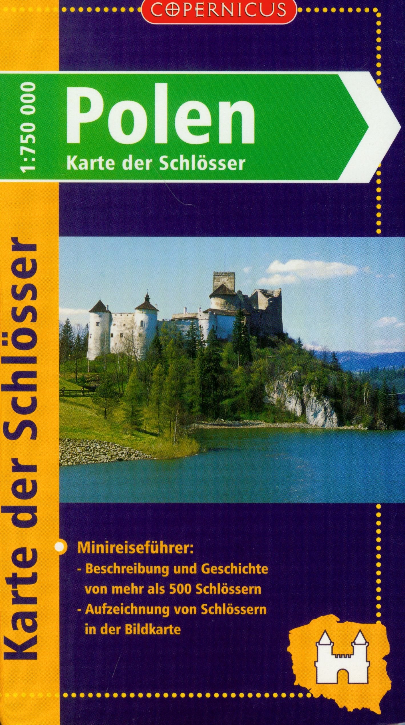 Polen Karte der Schlösser Maps & Plans
