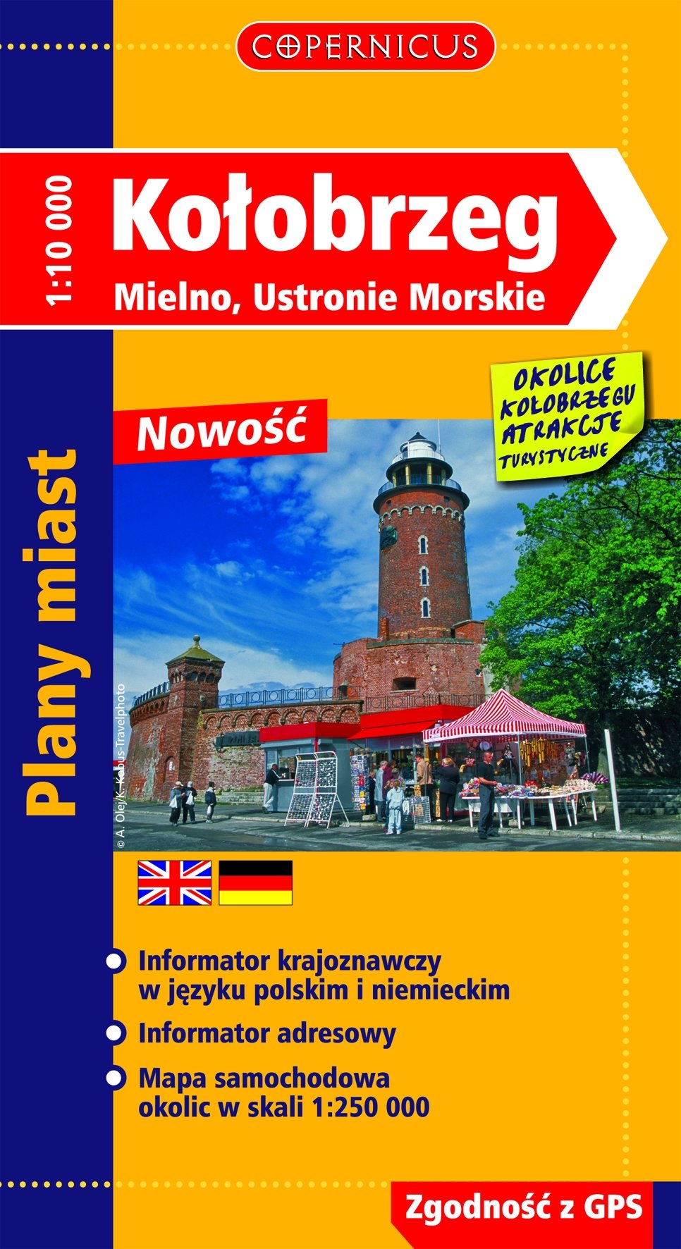 Kolobrzeg Mielno, Ustronie Morskie: plany miast Maps & Plans