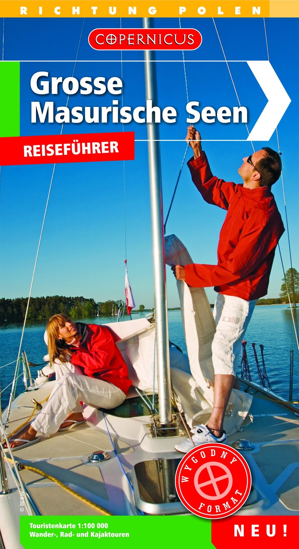 Grosse Masurische Seen: Richtung Polen. Wander-, Rad- und Kajaktouren Hiking & Cycling Books