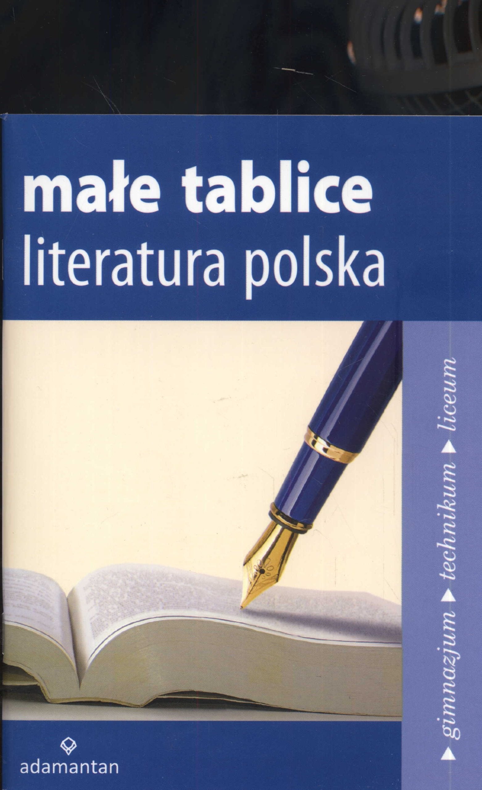 Male tablice Literatura polska 2008: Gimnazjum technikum liceum Books