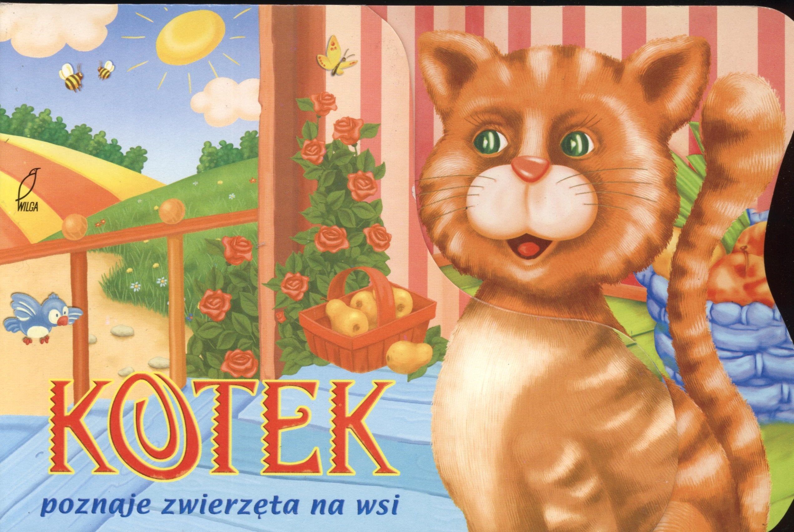 Wykrojnik - kotek: poznaje zwierzęta na wsi Books