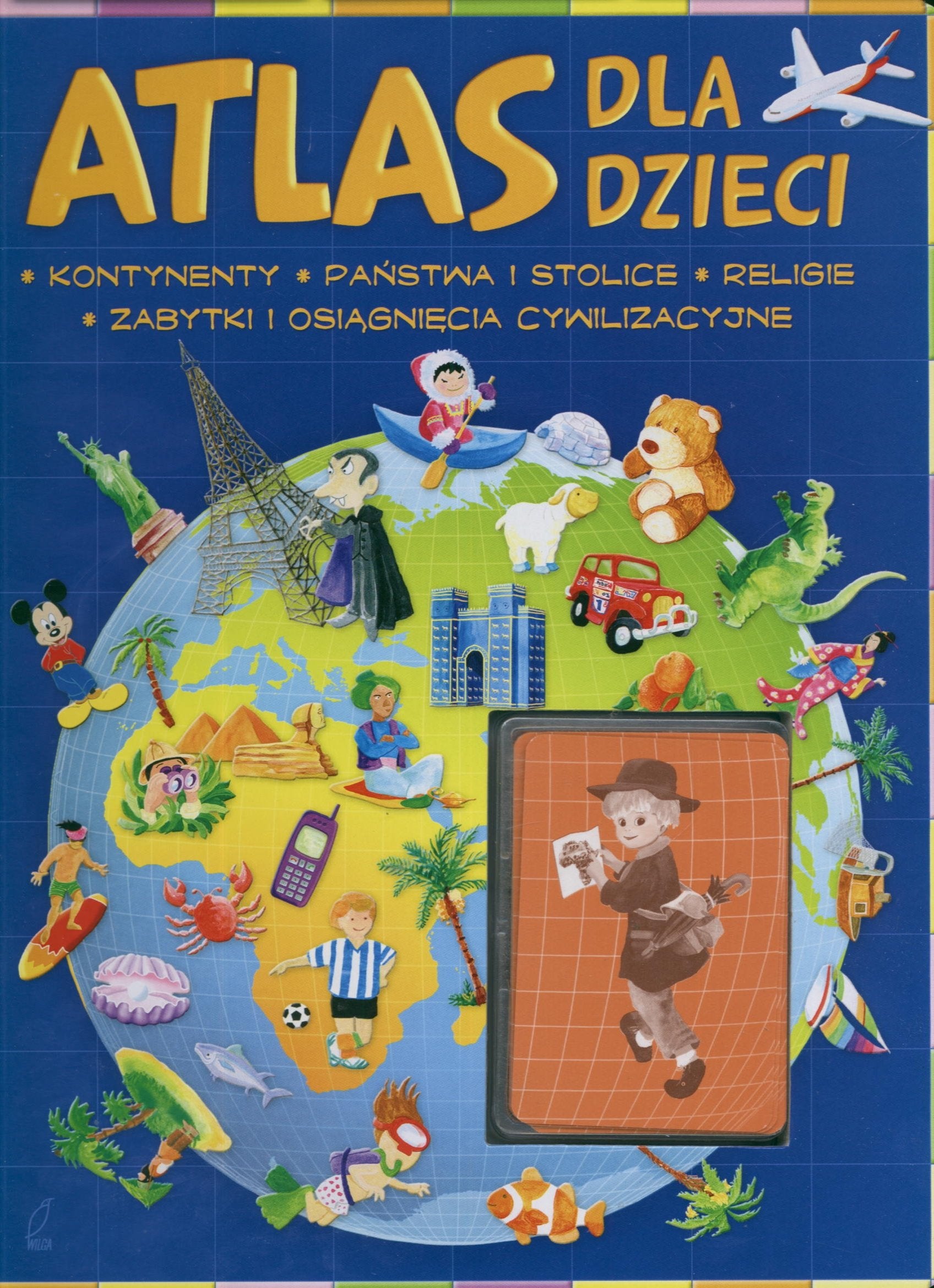 Atlas dla dzieci z kartami Books