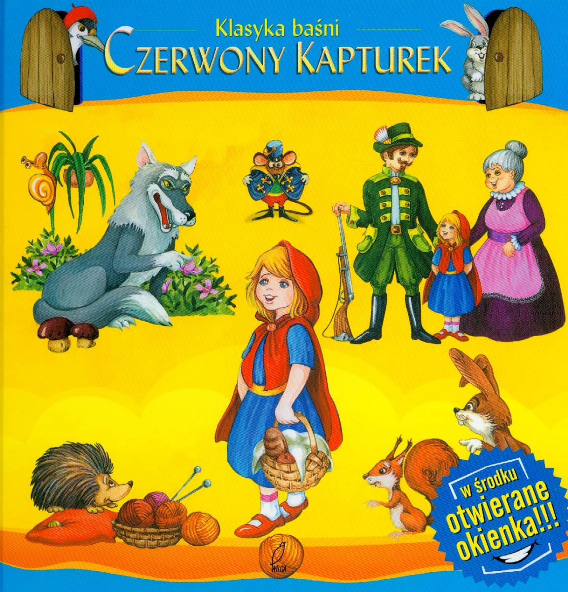 Czerwony kapturek Klasyka baśni Okienka Books
