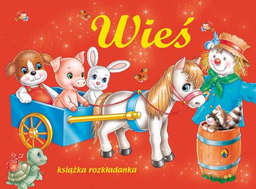 Wieś dla maluchów Książka rozkładanka book