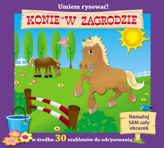Umiem rysować! Konie w zagrodzie Books