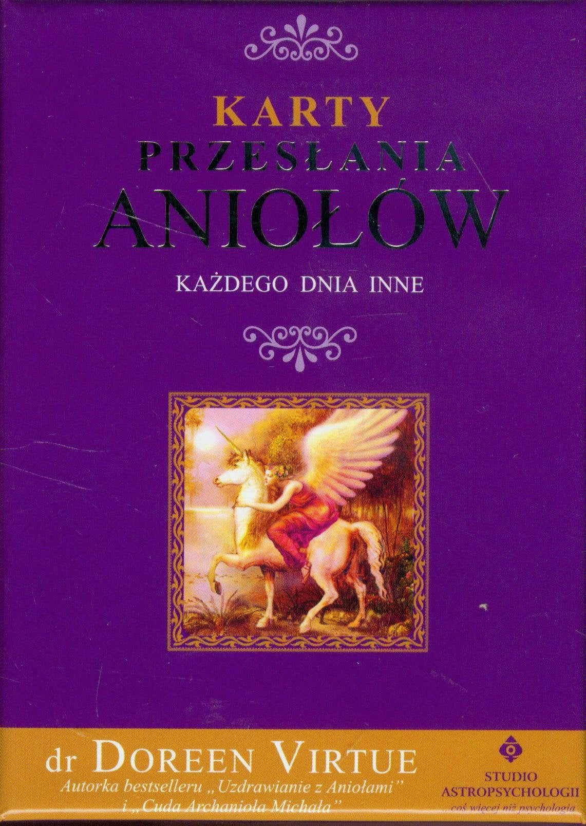 Przeslania Aniolów Karty: Kazdego dnia inne Podrecznik pracy z kartami anielskimi book