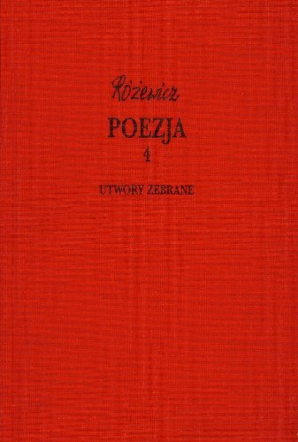 Poezja 4 (UTWORY ZEBRANE) Books