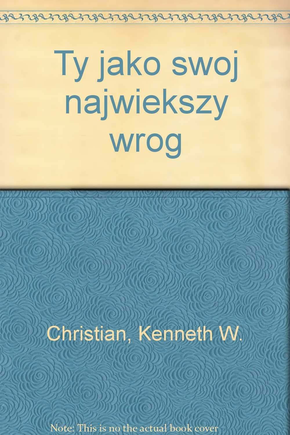 Ty jako swój najwiekszy wróg Books