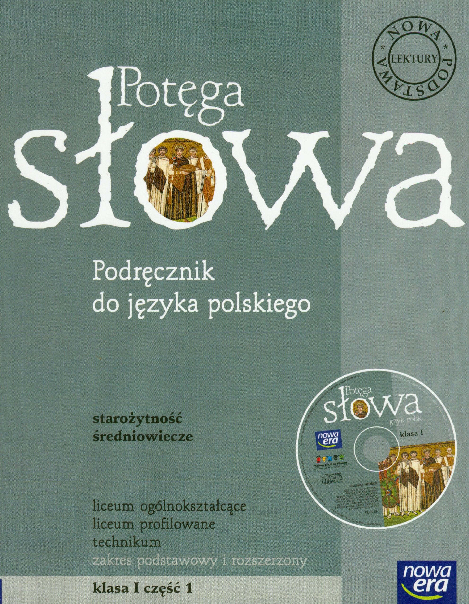 Potega slowa 1 podrecznik czesc 1 z plyta CD Books
