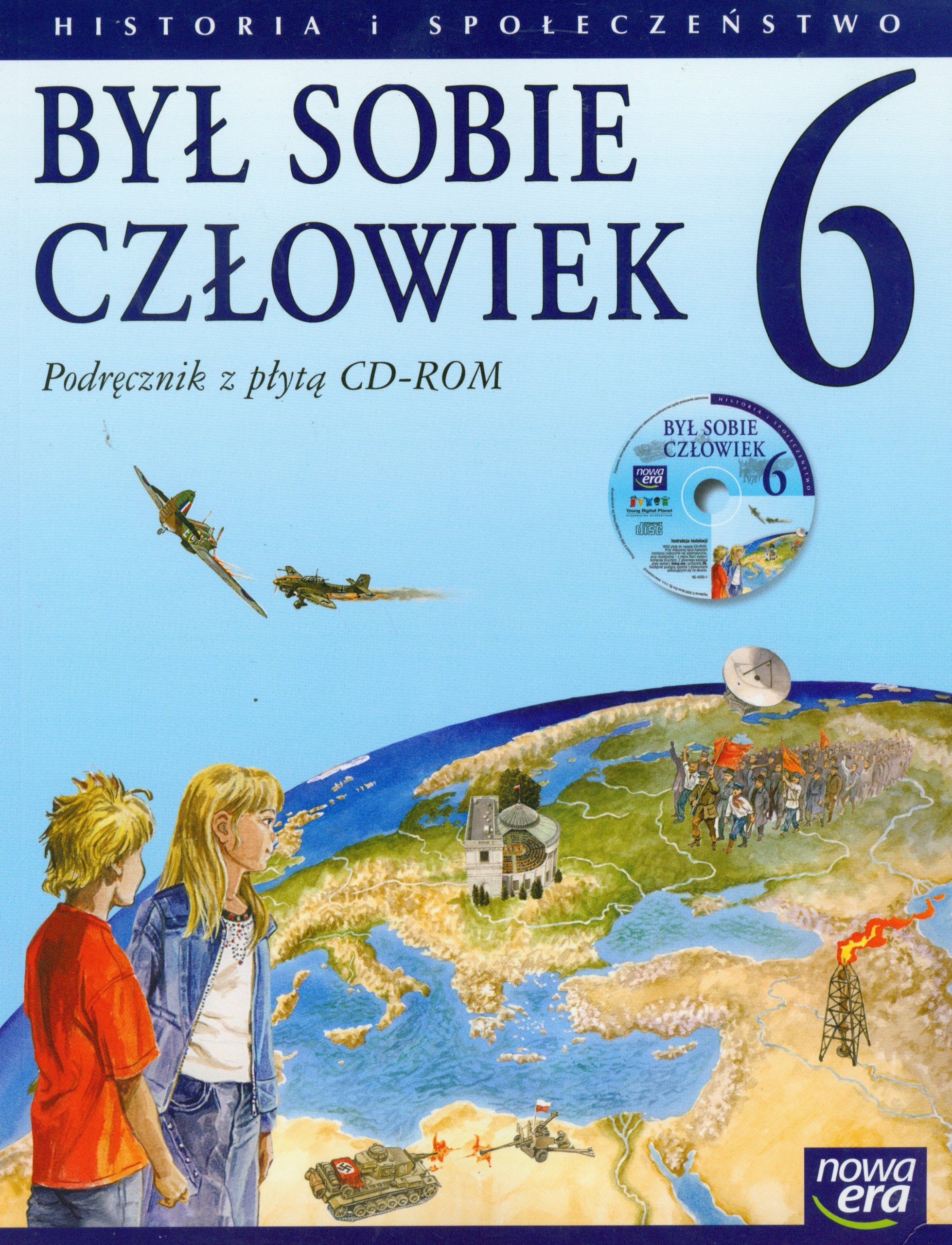 Byl sobie czlowiek 6 Podrecznik z plyta CD Historia i spoleczenstwo: Szkola podstawowa Books