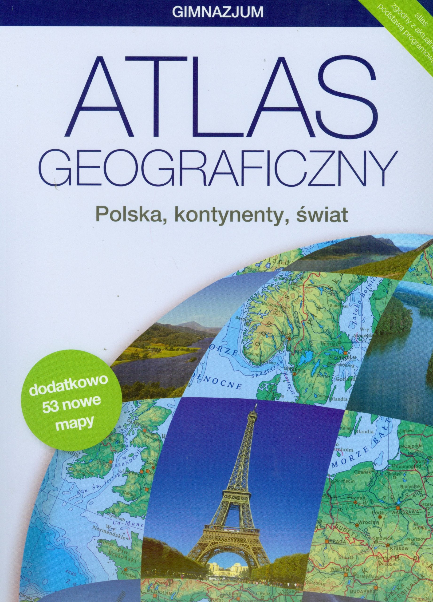 Atlas geograficzny Polska kontynenty swiat Books