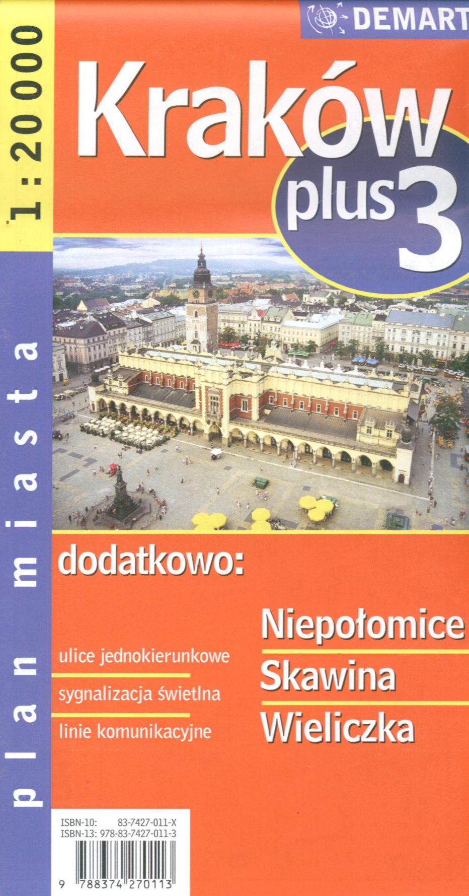 Kraków plus 3 1:20 000 plan miasta Maps & Plans