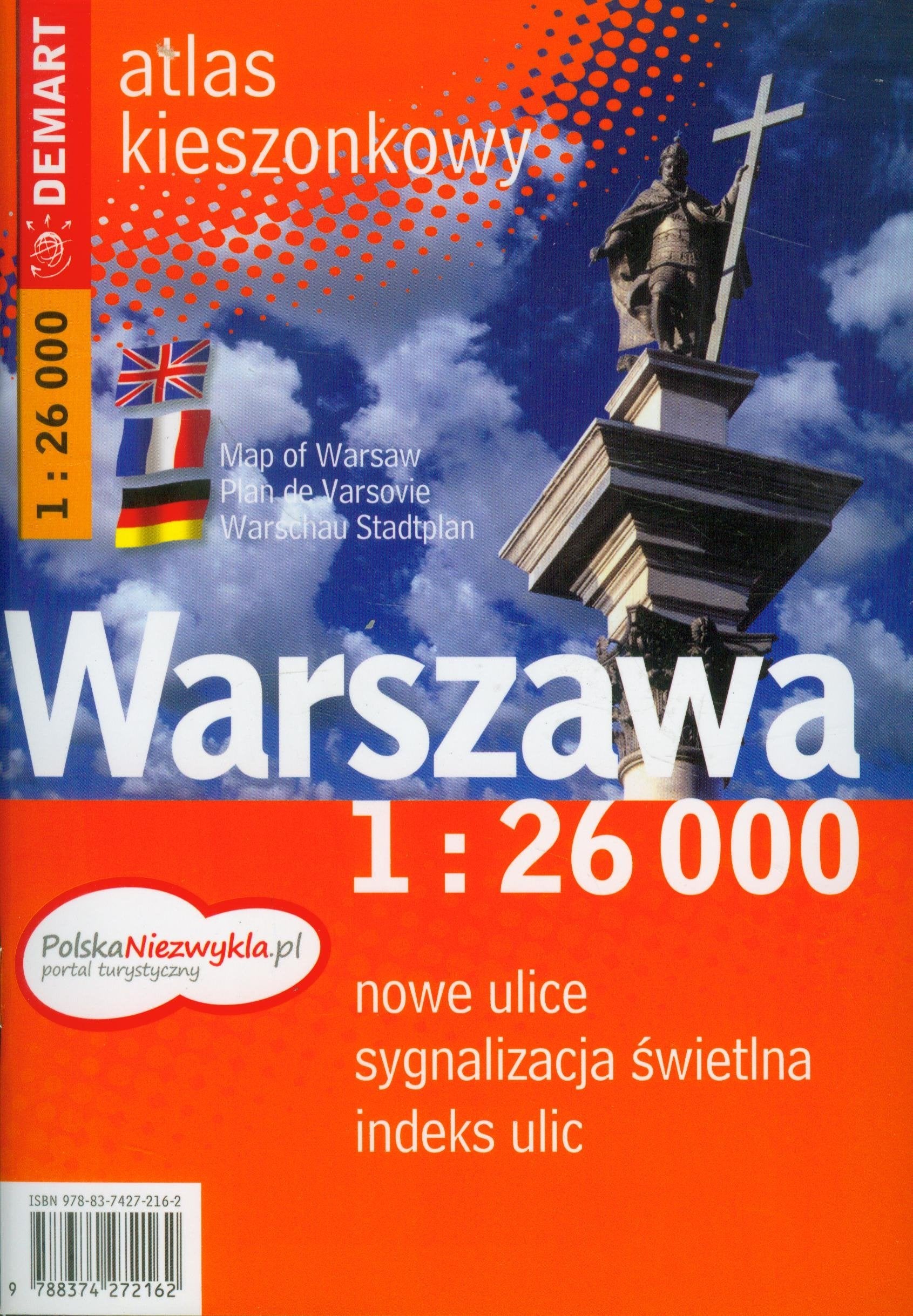 Warszawa kieszonkowy atlas miasta Maps & Plans